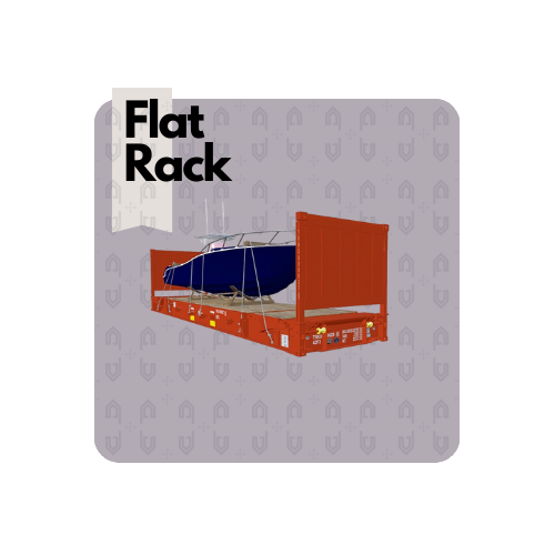 Flat rack containers